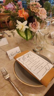 Calligraphy Place Cards