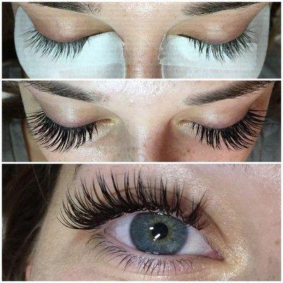 Hybrid Eyelash Extensions