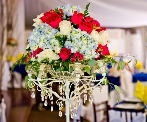 Table Center Piece Photo by True Photography  San Diego