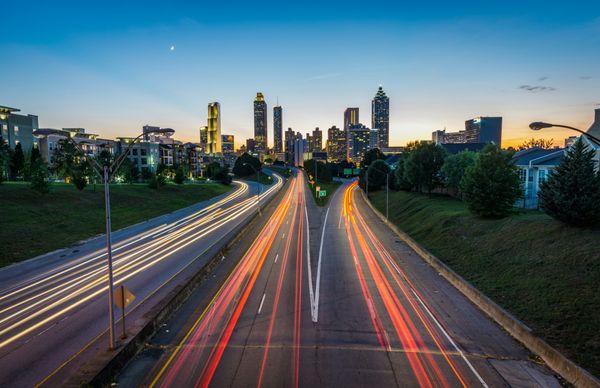 Downtown, Atlanta,GA.  Atlanta natives will recognize this famous photography spot of downtown Atlanta! (Credit: Joey Kyber)