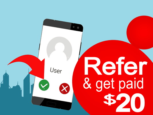 Referral $20 discount when filing your tax returns.