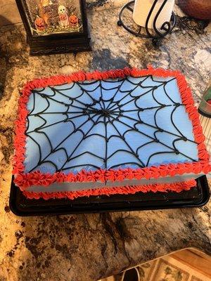 Spider-Man cake