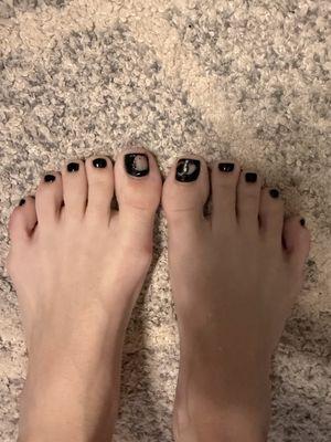 gel pedicure within 12 hours of receiving it.