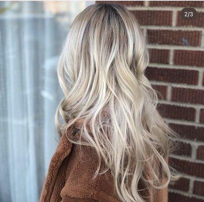 Blonde highlights