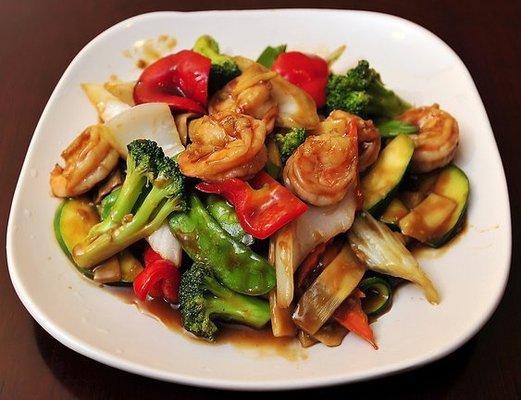 Shrimp mix vegetables