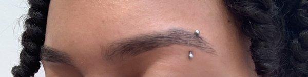 Eyebrow threading