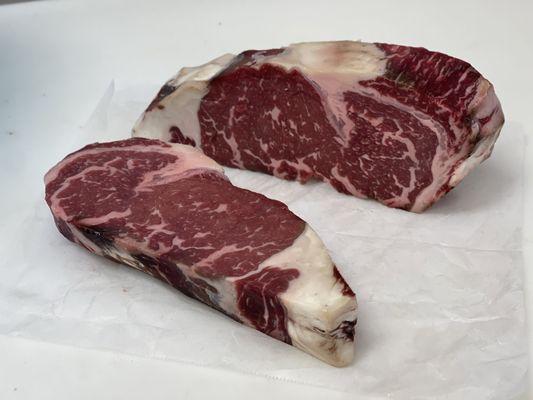 Dry-Aged USDA Prime Ribeye.   Available for a limited time only!!!