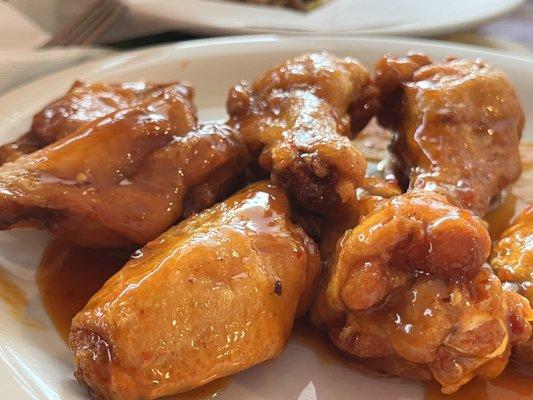 Mango habanero wings