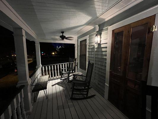 Porch off the bar