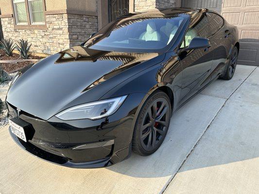 Tesla Plaid with Xpel prime XR + ceramic tint