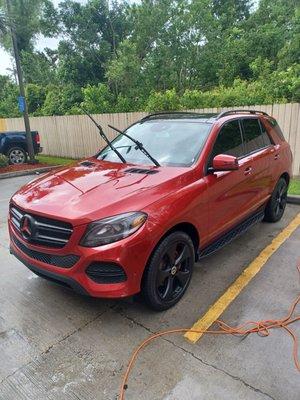 Foam Washed and Waxed This Mercedes