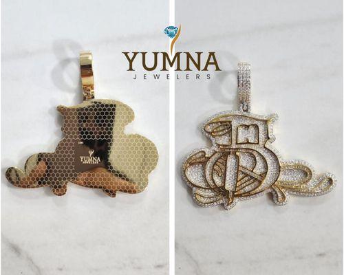 Custom Pendant made by Yumna Jewelers. Order your custom jewelry today. Call 919-449-0900