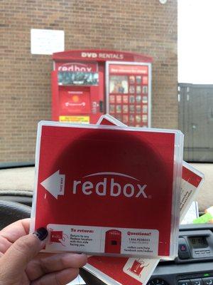 I work nearby and it's a convenient location to pick up and drop off Redbox movies!