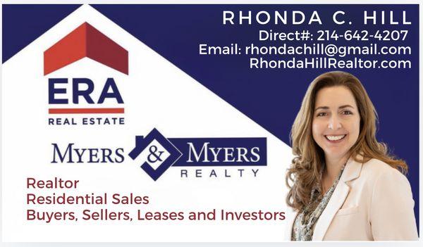 Rhonda Hill is a Top Selling Realtor in the DFW area & enjoys working with clients.