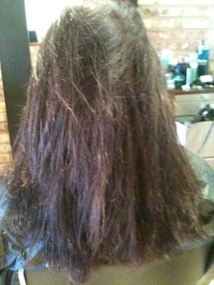 Before Keratin Treatment