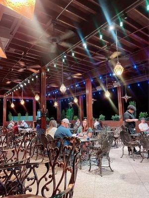 The outdoor seating is perfect and intimate also family friendly! :)