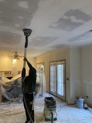 Drywall repair and painting