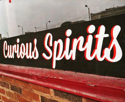 Hand-painted signs