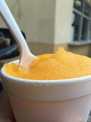 Mango water ice