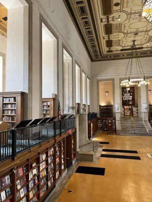 Main room in the front of the building