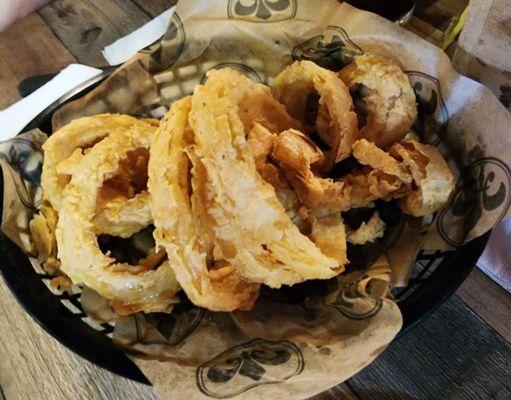 very tasty onion rings