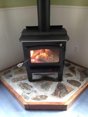 freestanding wood stove