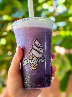 Ube slushie float