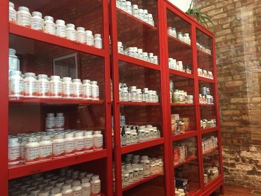 The Chinese herbal pharmacy!