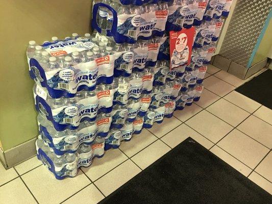 Cases of Bottled H2O