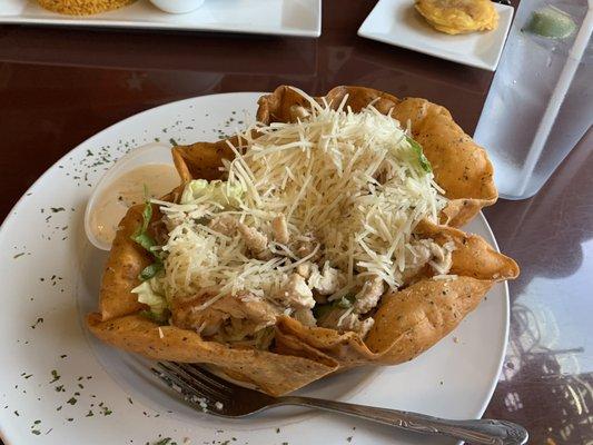 Chicken Caesar salad