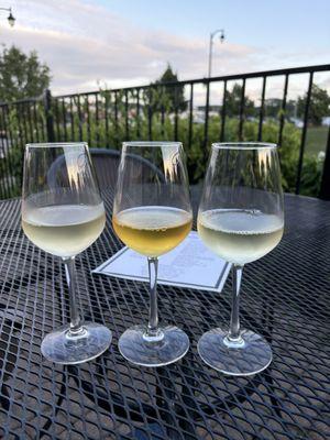 White wine flight