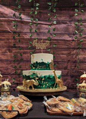 Safari Theme cake