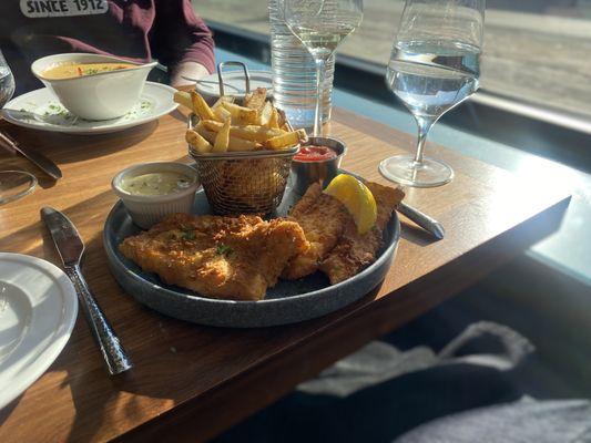 Fish and Chips
Fresh Haddock Battered & Fried with House Tartar Sauce & Malt Vinegar