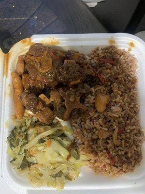 Large oxtail $20 it's all bones smh