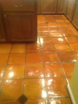 Kitchen area. Tomson Floor Finishing