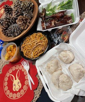 Peking Duck, Steam Buns, Szechuan Dumplings