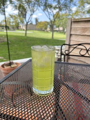 COOLIN' DOWN with an iced Lemon Lime Gatorade !