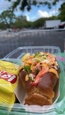 Spicy lobster roll