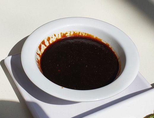 House BBQ sauce (tastes good like Hoisin) is the secret to making their noodles and fried rice kicked up with more flavor.