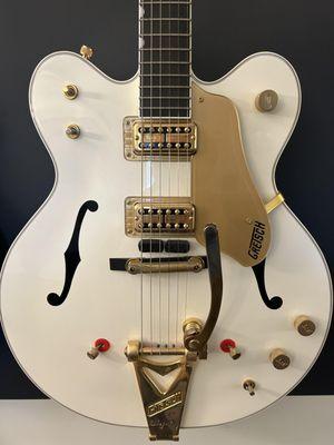 2012 Gretsch Country Gentleman G6122-1962T-TV Limited Edition in rare white finish - $3,250