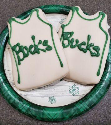 Bucks iced cookies, so yummy!