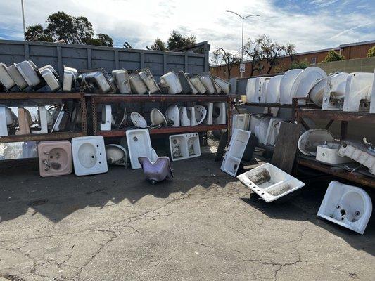 Sinks galore