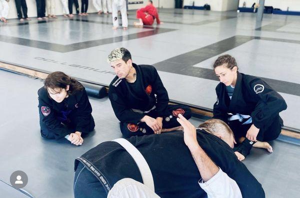 Me and my students learning from master Franjinha