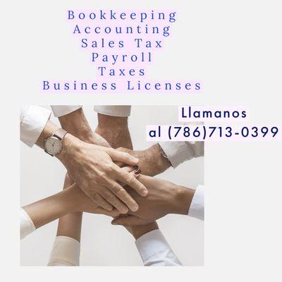 Bookkeeping, Accounting, Taxes, Payroll, Business Licences