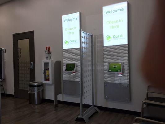 New check in stations