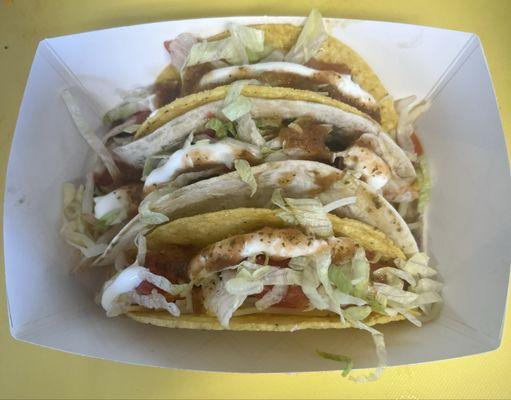 great tacos, quesadillas, empanadas, taco salads, and loaded nachos!