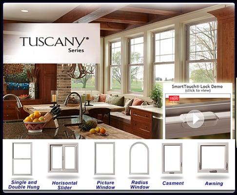 Milgard -Tuscany Series Vinyl Windows