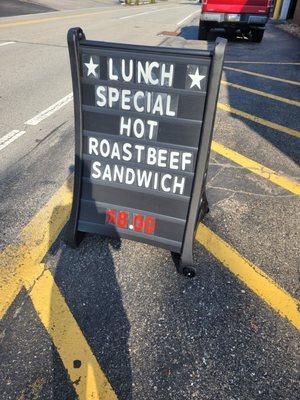 Friday lunch special