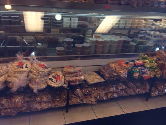 The deli cooler, full of everything I like.