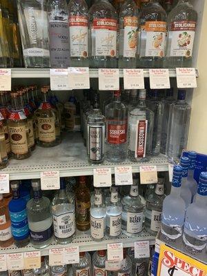 At least they have my favorite Potato vodka but it's a little pricey at $24.00 a bottle. More than Miami but hey!!!